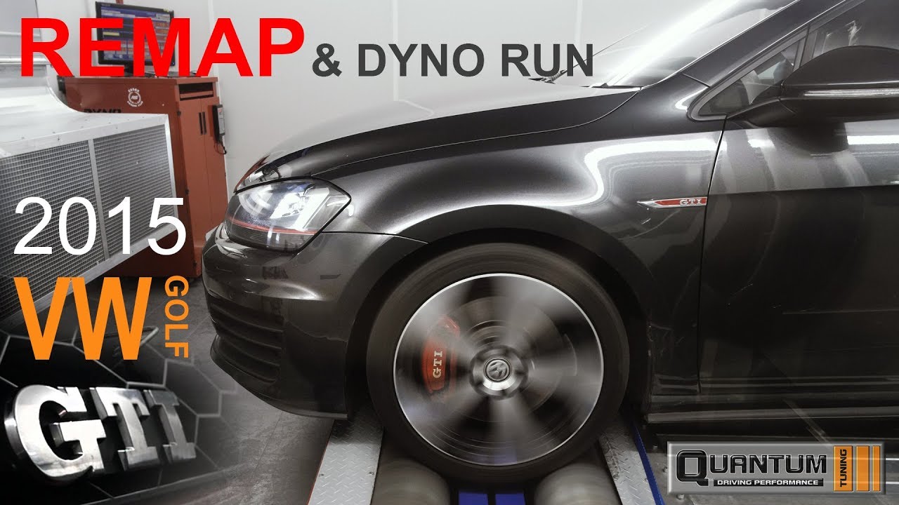 2015 VW GOLF GTI Remap (Dyno Run)